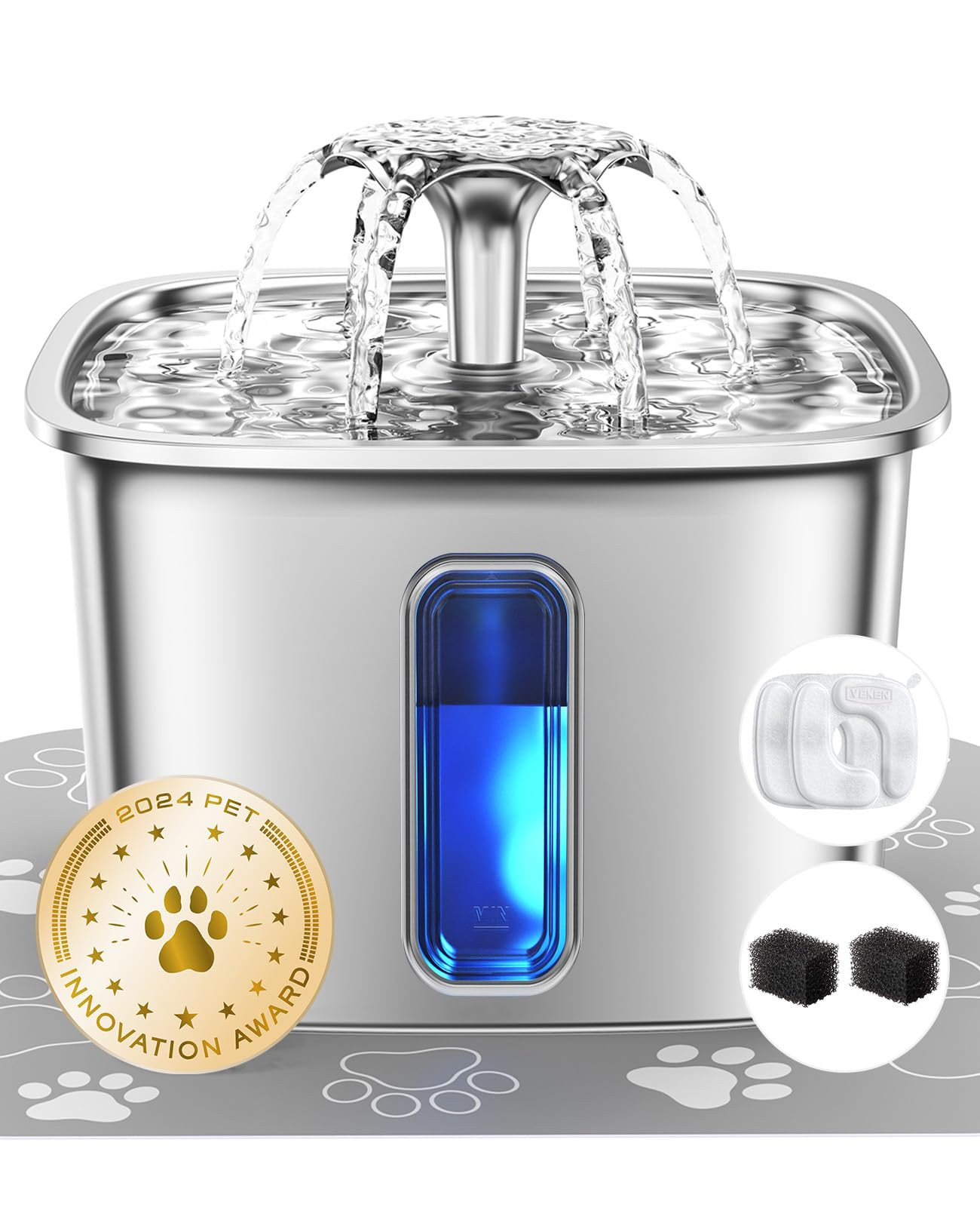Stainless Steel Water Fountain | Amazon (US)