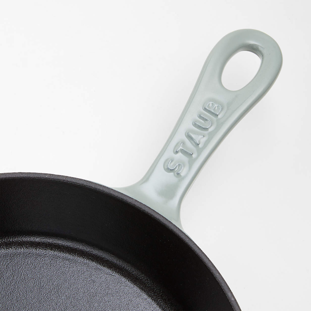 Staub 8.5" Eucalytpus Enameled Cast Iron Traditional Deep Skillet + Reviews | Crate & Barrel | Crate & Barrel