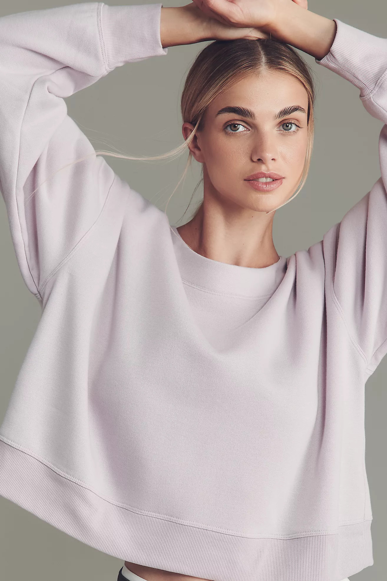 Maeve Bow-Back Sweatshirt | Anthropologie (US)