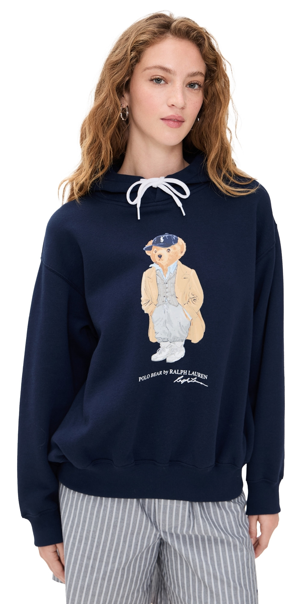 Polo Ralph Lauren Arctic Fleece Knit Long Sleeve Hoodie Newport Navy XXL | Shopbop