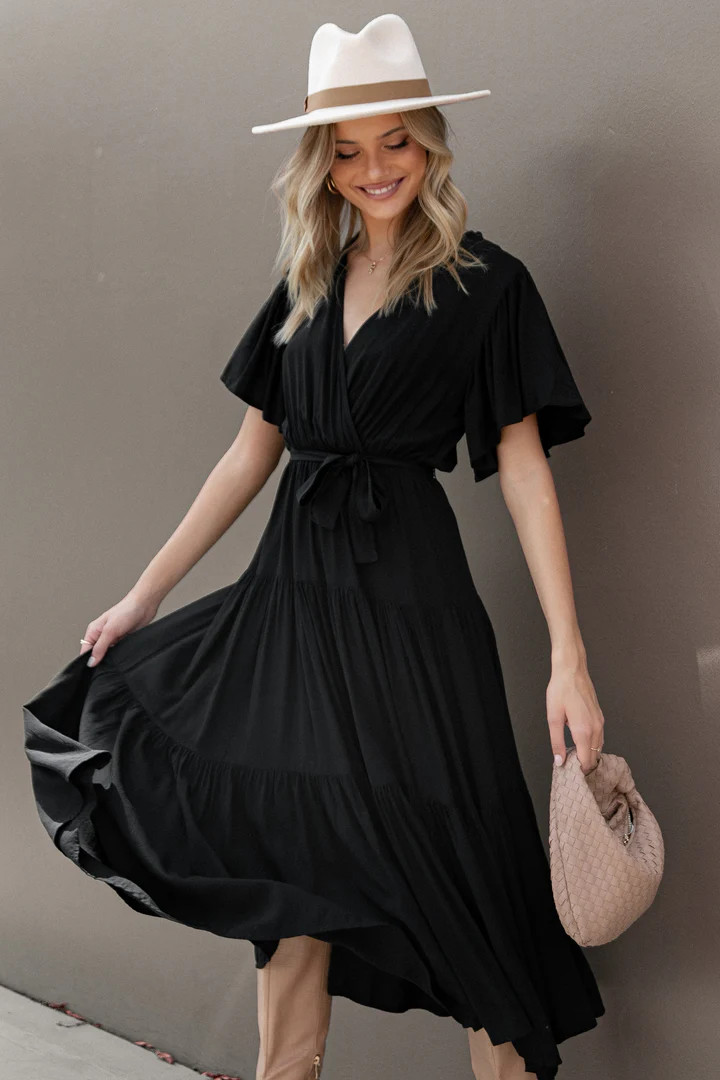 Barker Dress - Ebony | Petal & Pup (US)