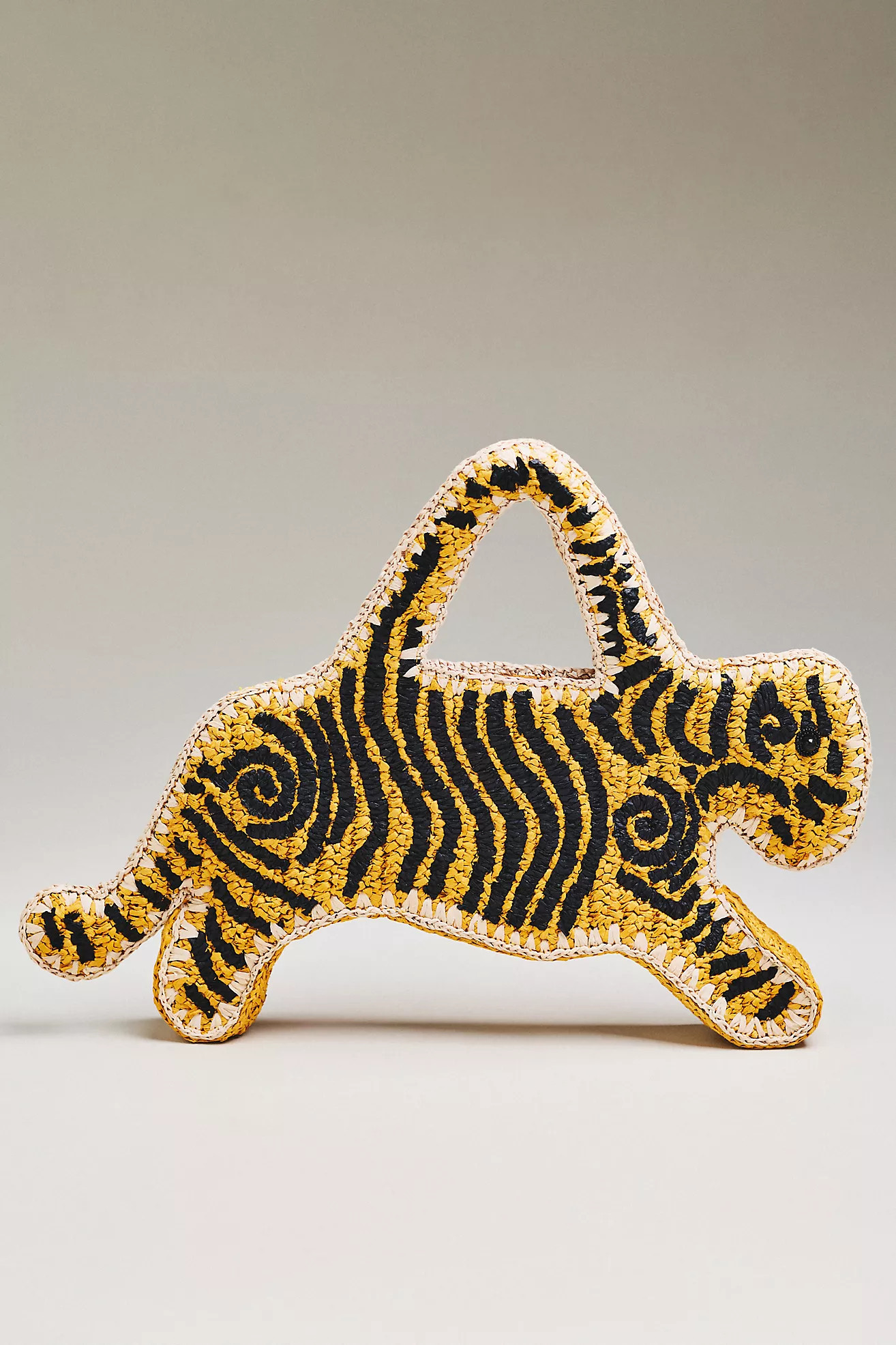 SIMONMILLER Raffia Tiger Bag | Anthropologie (US)
