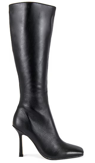 Havana Heeled Boot in Black Nappa | Revolve Clothing (Global)