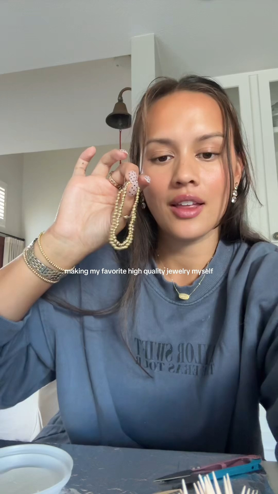 how i make ENewton bracelets for a FRACTION of the price with gold filled beads! 

jewelry making, jewelry stack, bracelets, gold bracelets 

 #LTKFindsUnder50 #LTKStyleTip