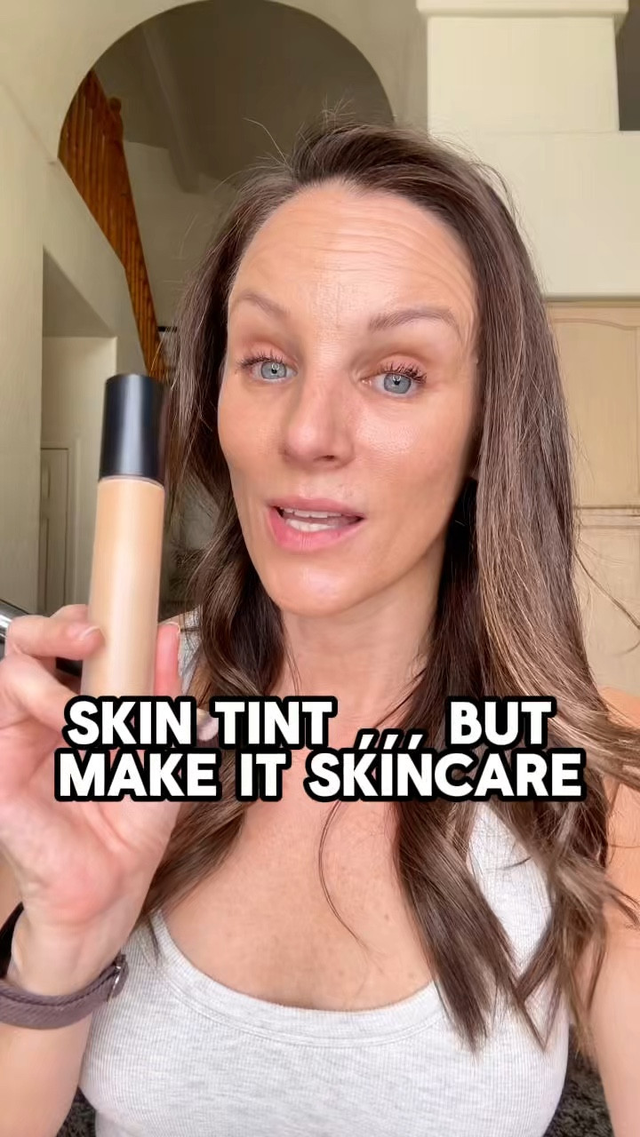  People think this tint has sparkles — it doesn’t. It’s mica for radiance, not glitter. It gives me that blurred, hydrated, “your skin but glowier” look and layers beautifully. Lightweight, daily-wear, and packed with skin benefits. My most complimented base ever. #makebeauty #glassskintint #skintint #beautyover40 #foundation 

#LTKBeauty #LTKOver40