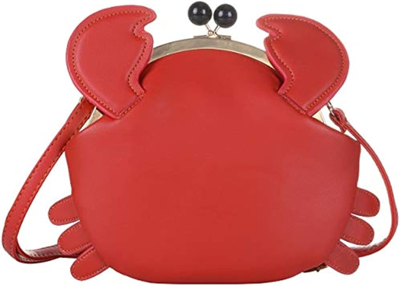 Personalized cartoon style ladies shoulder bag, crab-shaped messenger bag, animal style ladies ha... | Amazon (US)