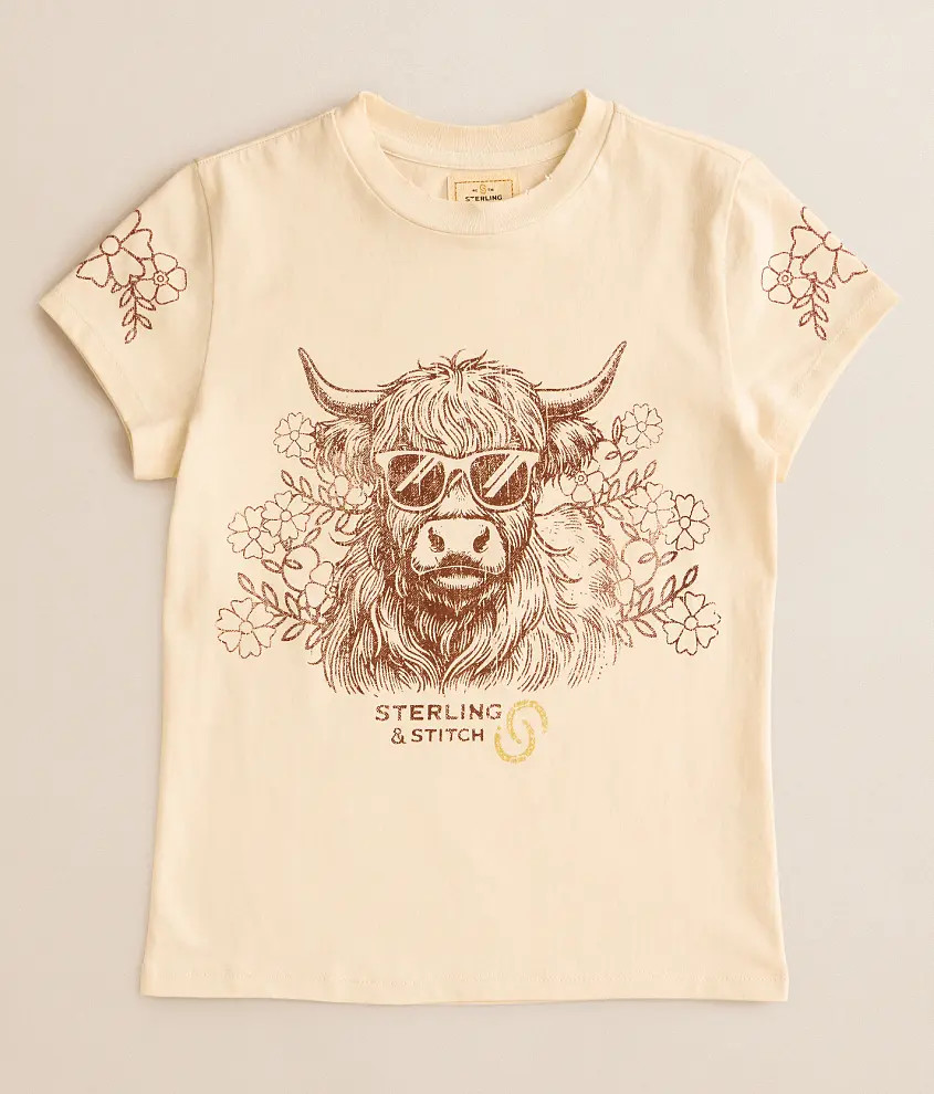 Girls - Cool Cow T-Shirt | Buckle