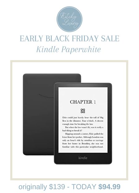 Kindle Paperwhites OVER 30% off today #earlyblackfriday on Amazon!
If you know an avid reader who uses library apps like Libby or Overdrive, you will more than make up for the price of this kindle by borrowing books. I’ve saved over $500 this year just by using the library through my kindle, so I couldn’t recommend this gift more! #amazongift #amazonfind 

#LTKsalealert #LTKhome #LTKHoliday