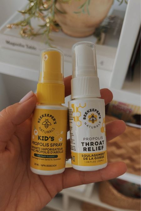 Throat spray relief for 2 & up! Bee propolis spray natural remedies for cold & flu season :) 

#LTKfamily #LTKkids