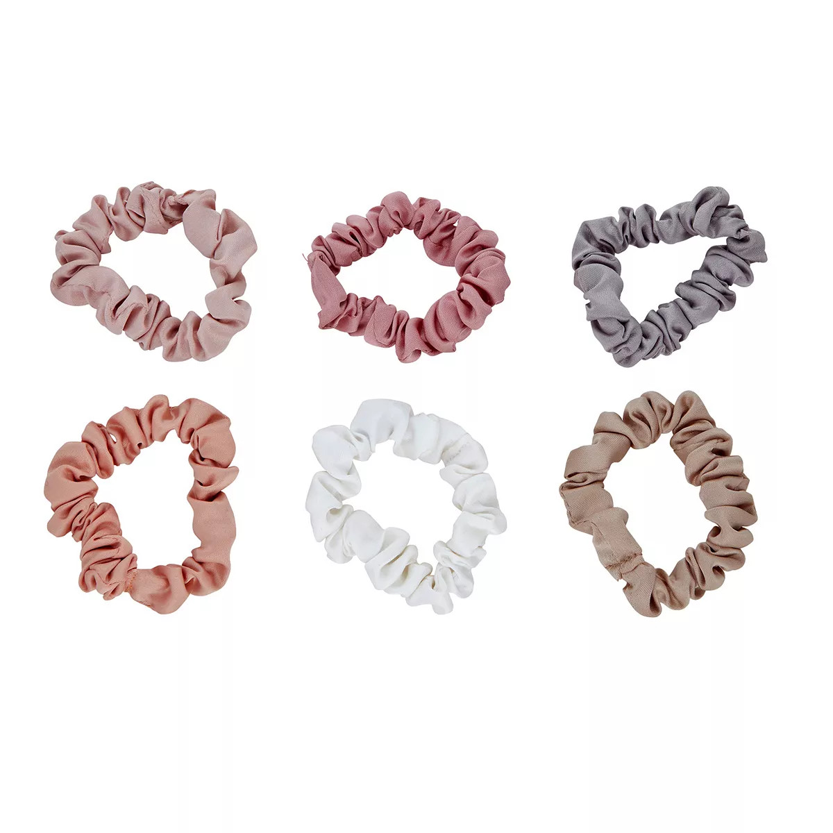 Women's 6-pack Thin Hair Scrunchies | Kohl's