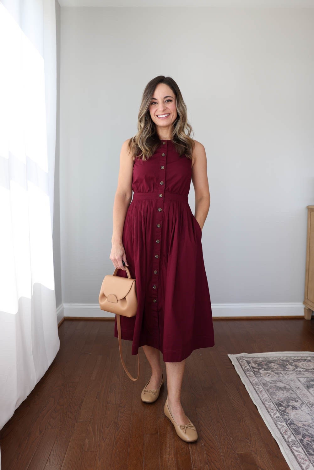 Three fall midi dresses for petites! 

Burgundy dress: petite 00 (recommend sizing up)

#LTKPetite