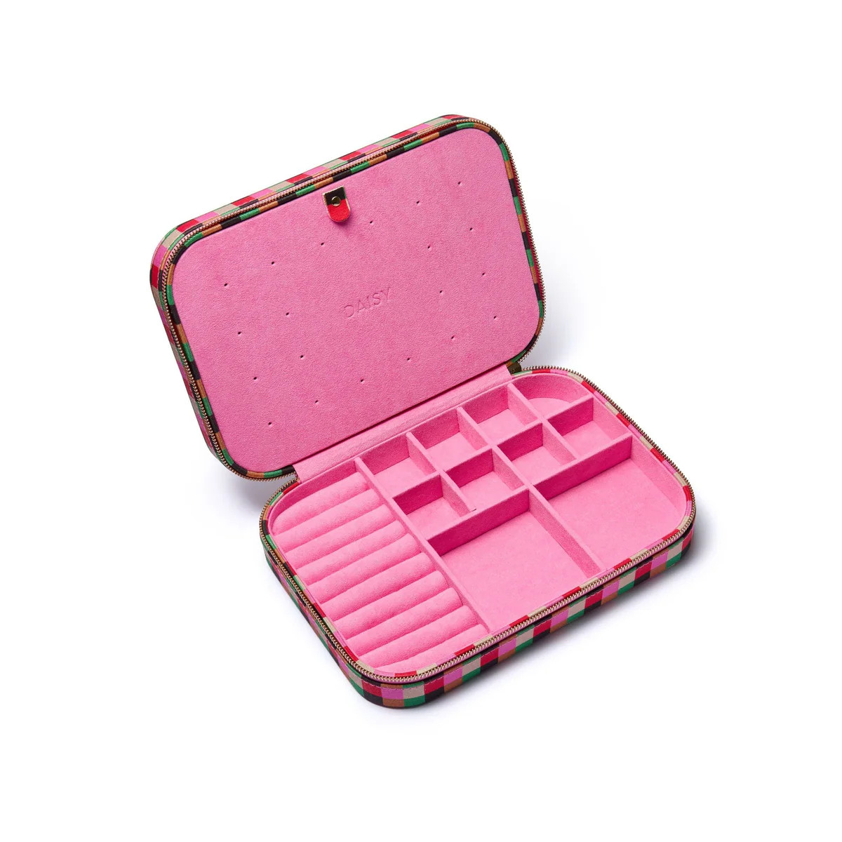 Shrimps Large Pink Jewellery Case | Daisy London Jewellery