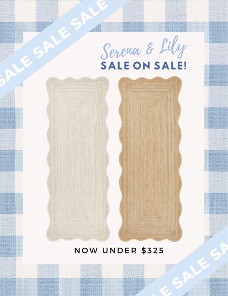 Wow these new scallop jute runners are now an additional 20% off the sale price with code: SPRING 🙌🏻😍 snag them now for under $325!!

#LTKsalealert #LTKFind #LTKhome
