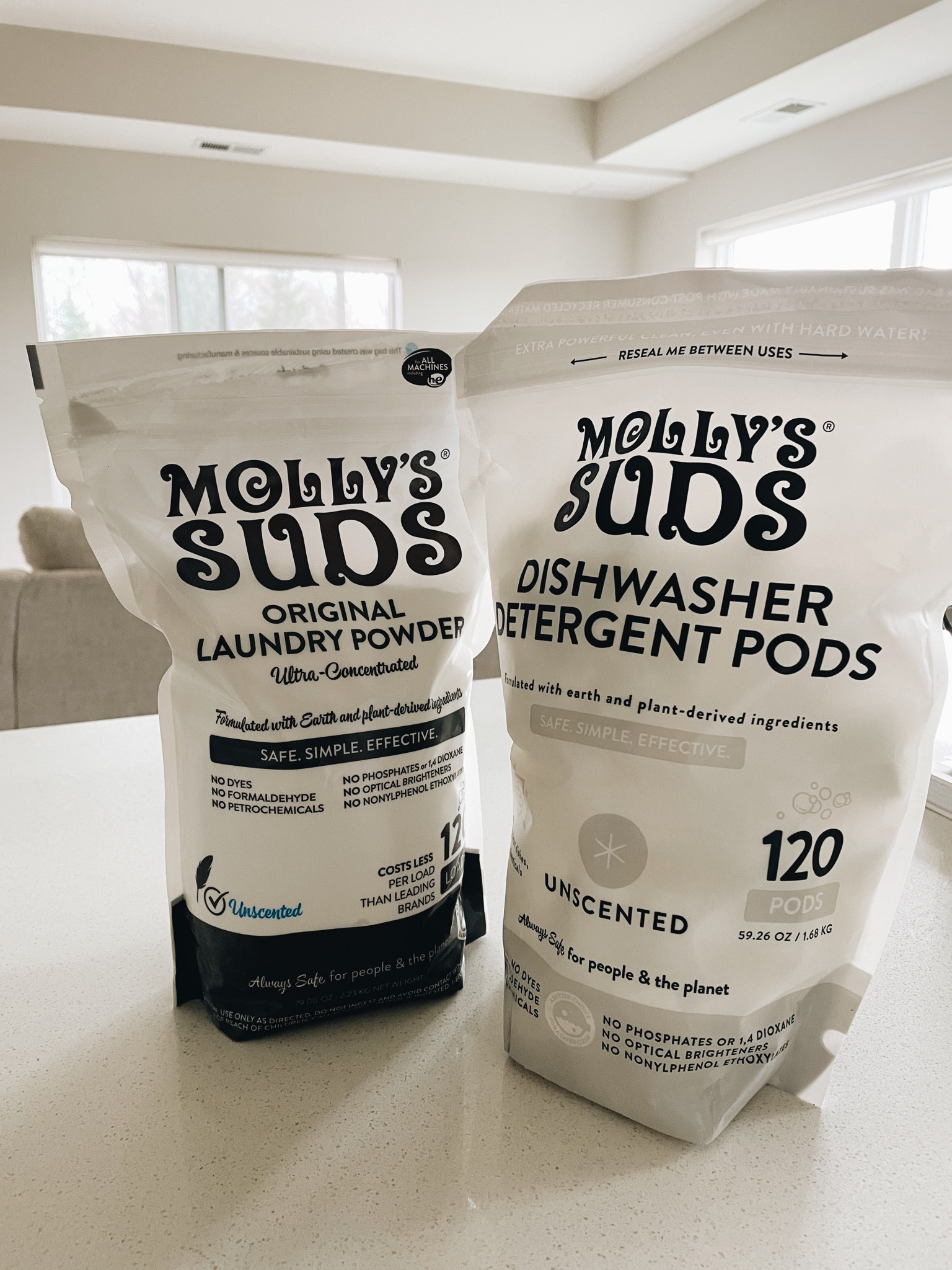 Molly's Suds Laundry Powder 120 Loads - Unscented 