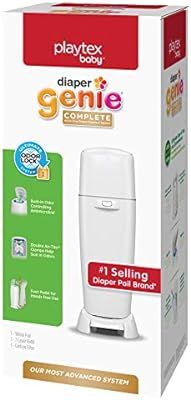 Playtex Diaper Genie Complete Diaper Pail, Fully Assembled, with Odor Lock Technology, Includes 1... | Amazon (US)