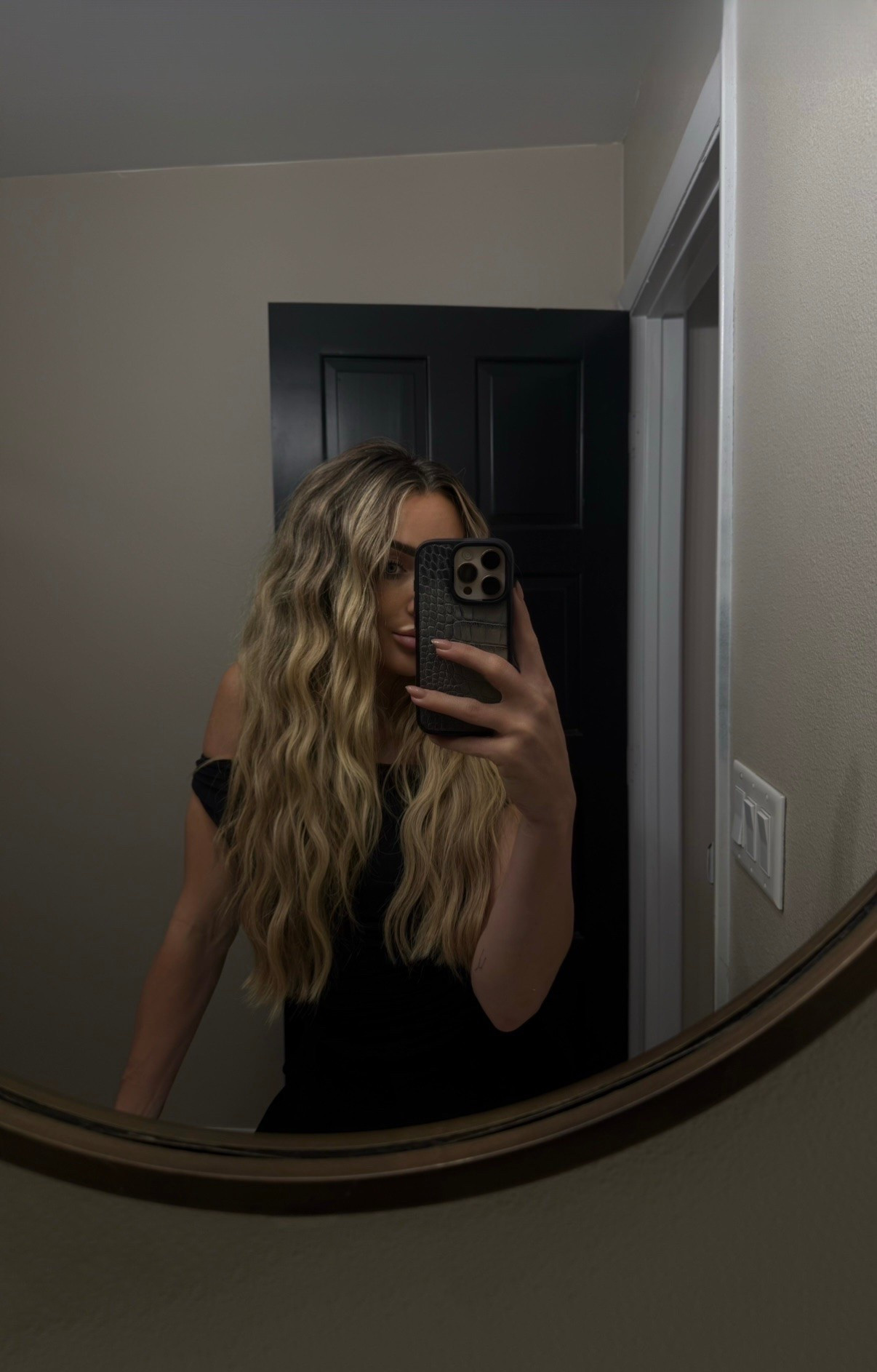 All my hair products, linked 

In this order: 
- Scalp massage with cloud 9 scalp massager for 10 mins on the red light setting 
- Use vegamor derma roller on my scalp before putting the raw batana oil in my scalp and ends for 30 mins 
- Shampoo and condition with Olaplex no. 4 & no. 5
- immediately out of the shower put Olaplex oil in with my fingers before putting Rich Kid (I prob use a quarter size amount 2-3 times) and finger through my hair and scrunch and let air dry 
- spray bumble and bumble hairdressers oil and hit any sections where the curl is zonky with the waver and hair spray 
- my hair generally stays like this for 5 days and I’ll put the oaui oil on every morning and/or spray the ouai wave spray on it for a juje

#LTKBeauty #LTKmorningroutine #LTKdayinmylife