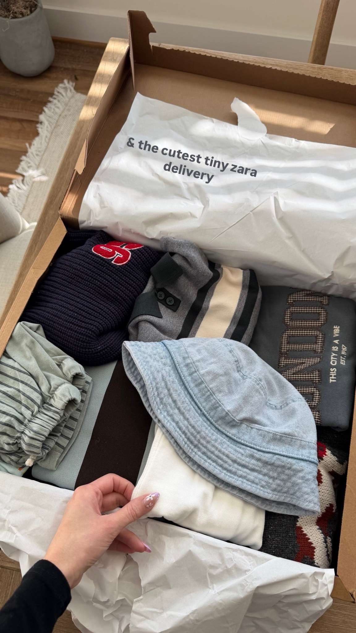 Zara kids order for banksy 🤍🧸 

#LTKBaby #LTKKids #LTKFindsUnder50