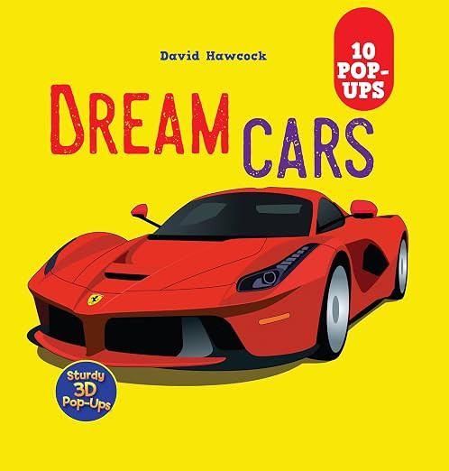 Dream Cars: 10 Pop-Ups (Happy Fox Books) Awesome Car Pop-Up Book for Kids Ages 4 and Up - A Speed... | Amazon (US)