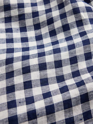 Gap × DÔEN 100% Linen Gingham Midi Dress | Gap (US)