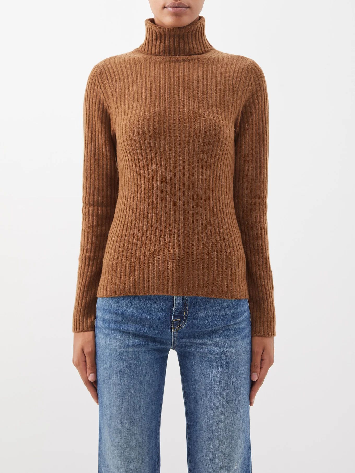 Lauren wool-blend ribbed-knit roll-neck sweater | Nili Lotan | Matches (US)