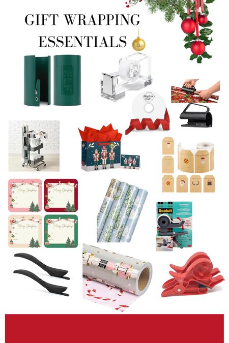 Gift wrap essentials for getting your holiday gifts ready and beautiful 

#LTKHoliday #LTKSeasonal #LTKGiftGuide