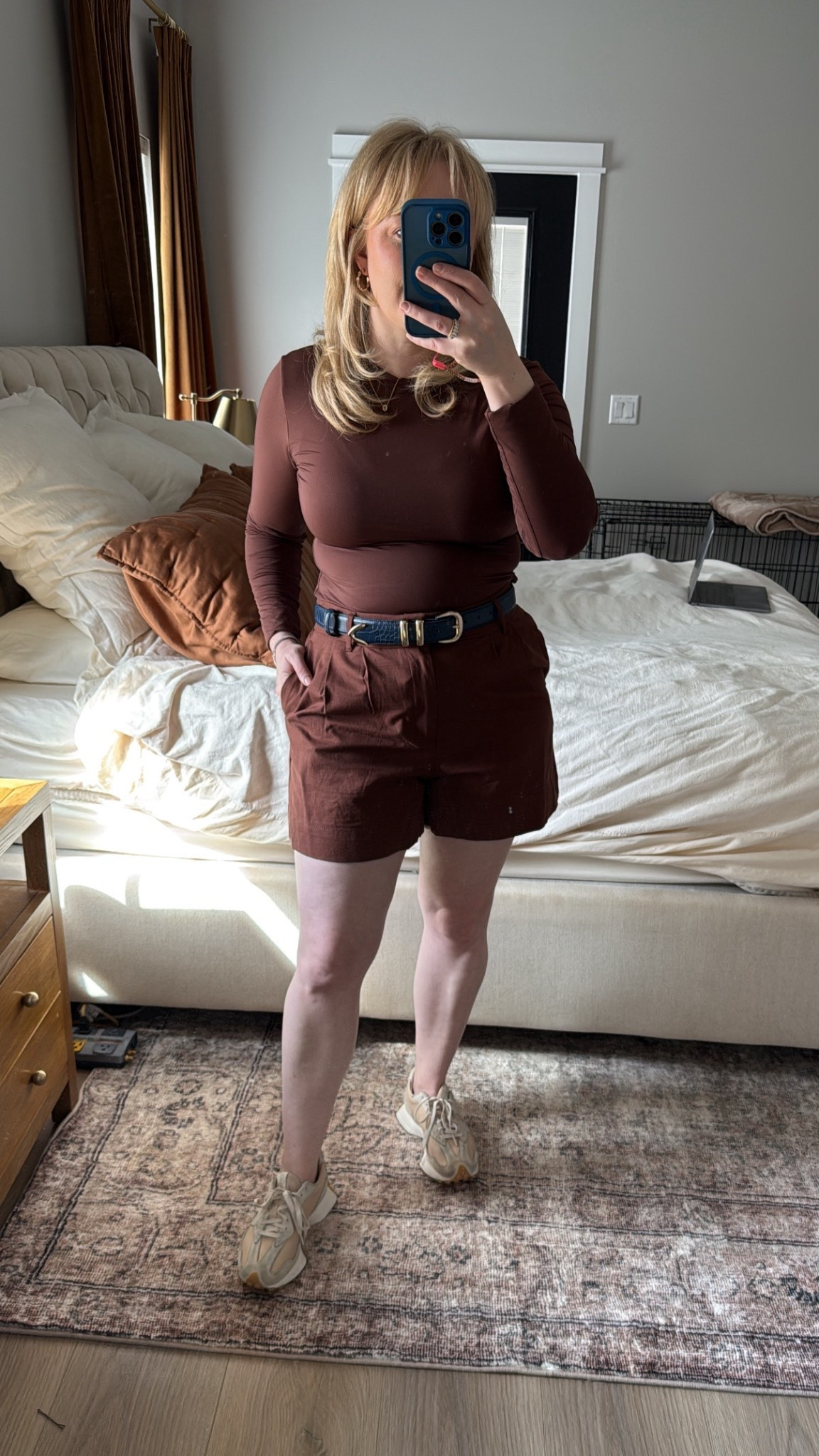 Target does the best shorts. These are a linen blend. Great length. Perfect for #hocsautumn and #hocspring 