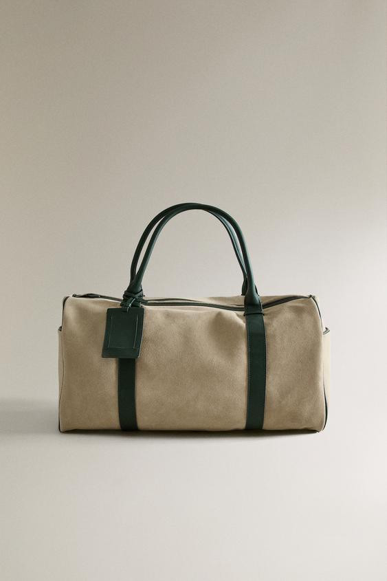 LEATHER TRAVEL BAG | Zara US