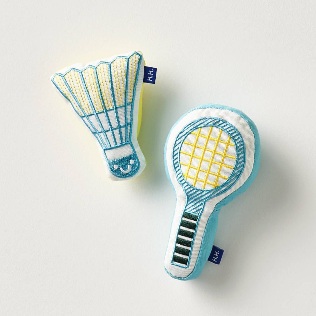 Hooray House Cat Hide Toy - Badminton Racquet & Birdie Set | Target
