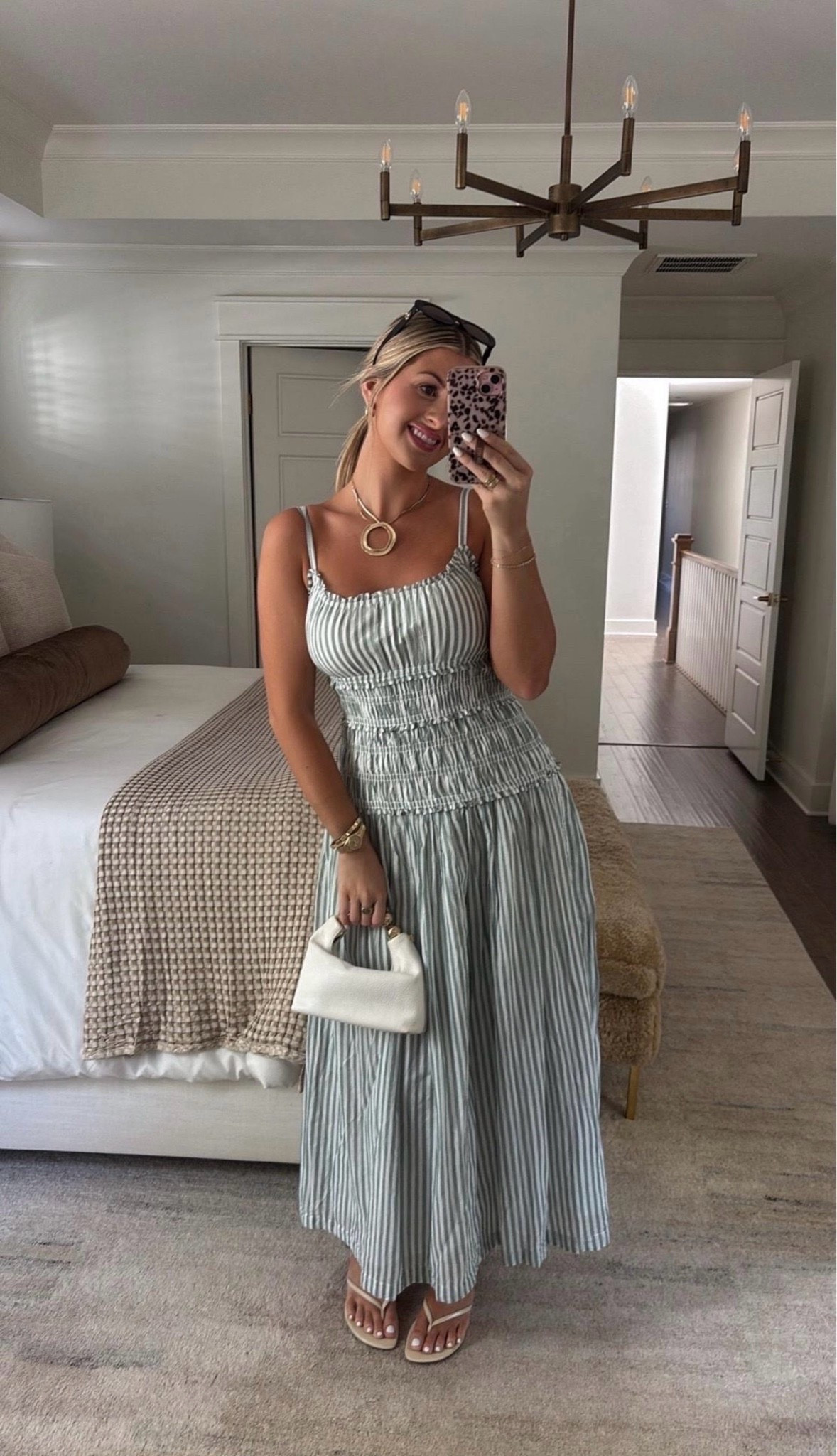 This outfit is my uniform lately 👏🏼 I have this dress in 4 colors and am wearing a medium regular!




Transition outfits, Summer outfits, summer dresses, Abercrombie, seasonal, maxi dress, smocked, Amazon, revolve, vacation outfits beach, sidneymarieduke

#LTKSeasonal #LTKootd
