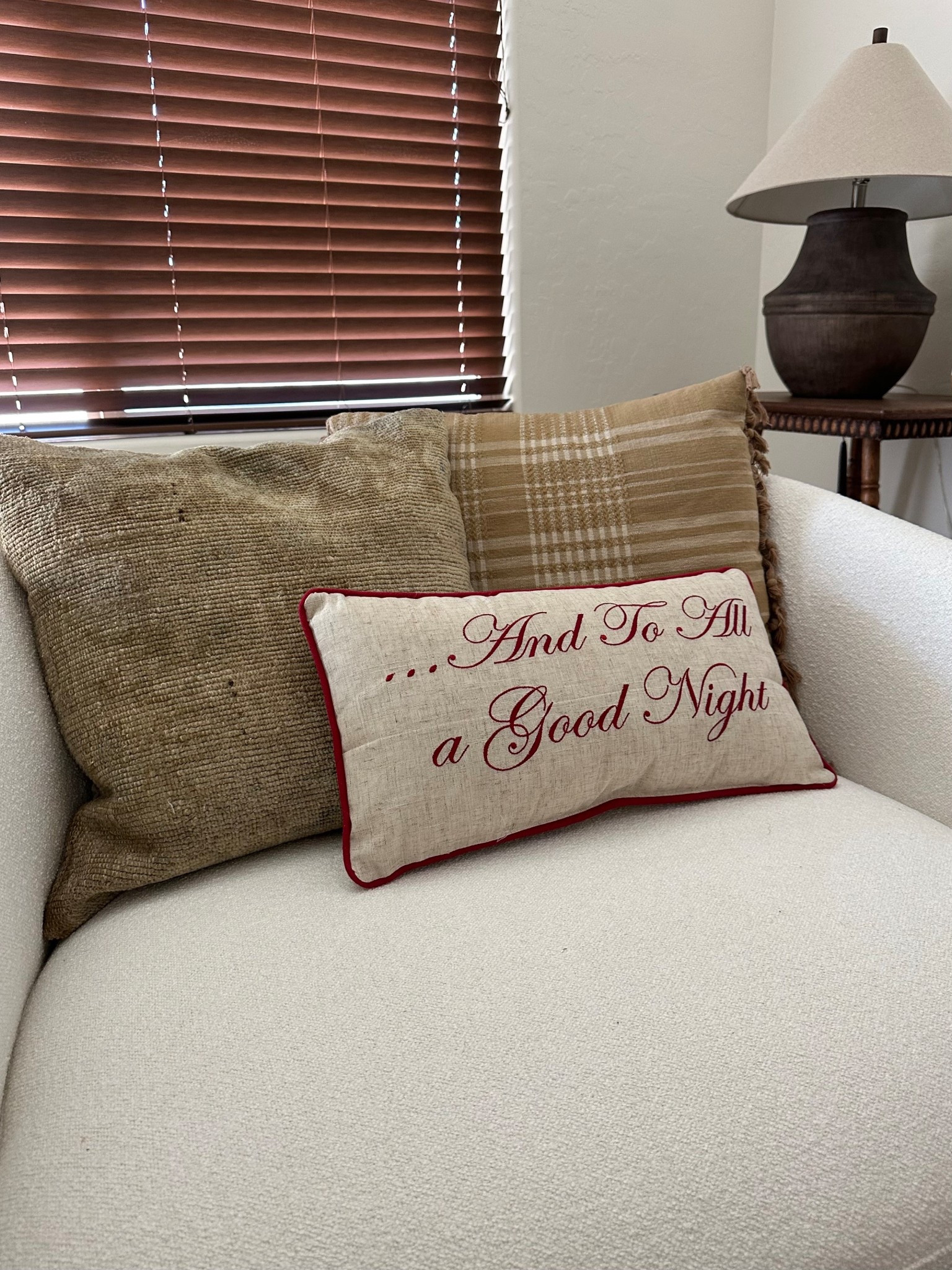 This Christmas pillow is chefs kiss 😙👌🏻 


Find more content on Instagram @dealdesignco for more sources and daily finds from crate & barrel, CB2, Amber Lewis, Loloi, west elm, pottery barn, rejuvenation, William & Sonoma, amazon, shady lady tree, interior design, home decor, studio mcgee x target, bedroom furniture, living room, bedroom, bedroom styling, restoration hardware, end table, side table, framed art, vintage art, wall decor, area rugs, runners, vintage rug, target finds, sale alert, tj maxx, Marshall’s, home goods, table lamps, threshold, target, wayfair finds, Turkish pillow, Turkish rug, sofa, couch, dining room, high end look for less, kirkland’s, Ballard designs, wayfair, high end look for less, studio mcgee, mcgee and co, target, world market, sofas, loveseat, bench, magnolia, joanna gaines, pillows, pb, pottery barn, nightstand, throw blanket, target, joanna gaines, hearth & hand, floor lamp, world market, faux olive tree, throw pillow, lumbar pillows, arch mirror, brass mirror, floor mirror, designer dupe, counter stools, barstools, coffee table, nightstands, console table, sofa table, dining table, dining chairs, arm chairs, dresser, chest of drawers, Kathy kuo, LuLu and Georgia, Christmas decor, Xmas decorations, holiday, Christmas Eve, NYE, organic, modern, earthy, moody, faux plants, arm chair, wood constole table, nightstand, cabinet, burlwood, candlesticks, slipcover ottoman, floral throw pillow, framed art, home decor, woven basket 

#LTKSeasonal #LTKHome #LTKHoliday