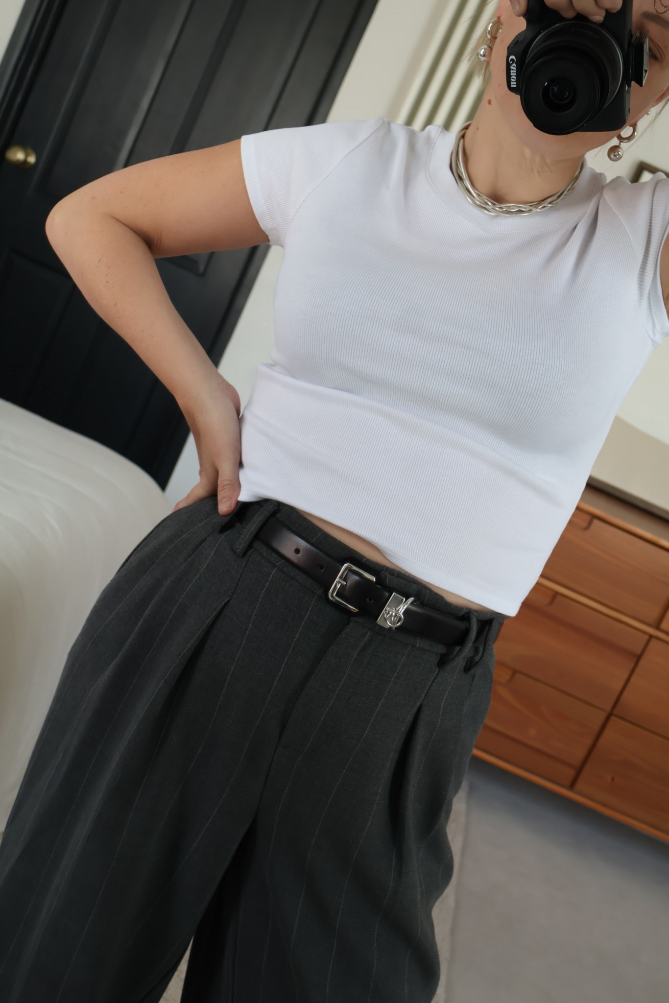 Sezane I wear a size M 
Arket a size M 
Cos a small 