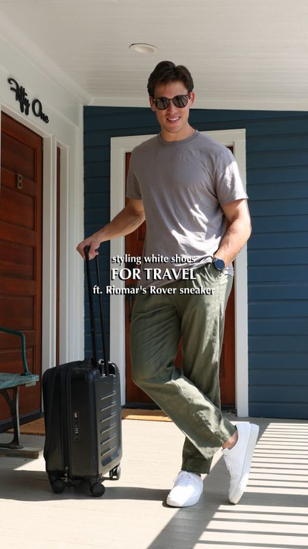 4 outfit ideas with white shoes for travel:

1) lightweight pull on pants with a henley - my go-to for road trips or plane rides
2) linen shorts with a button through sweater polo - great for day-time activities
3) swim trunks and a button up shirt - an easy way to elevate your outfit with swim trunks
4) linen pants and a textured tee shirt - perfect for a casual date night

My favorite all-white shoes are the new Rover style from @riomarshoes - I wore them all week during my trip to Charleston, for everything from beach days to date nights. They’re the most versatile travel shoes - comfortable, waterproof and easy to dress up or down! Comment “travel” and I’ll send you a link to the shoes and my fits through LTK. #riomarshoes #ad

#LTKVideo #LTKstyletip #LTKmens