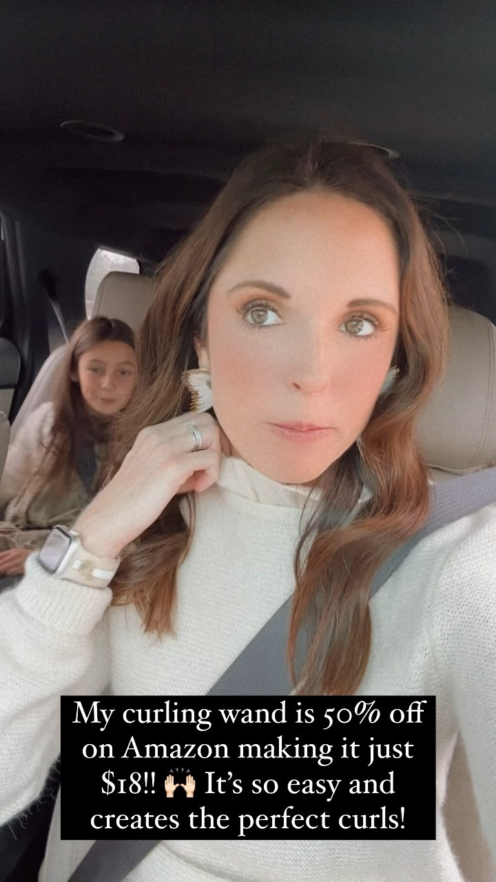 Amazon curling wand for hair on a major sale for Black Friday Cyber Week, it’s so easy to use and works so well! Now that I’ve learned to curl away from the face 💁🏻‍♀️ #amazon #sale #wand #curling #iron

#LTKCyberWeek #LTKbeauty #LTKfindsunder50