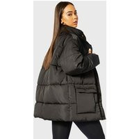 Skinnydip Black Oversized Puffer Jacket New Look | New Look (UK)