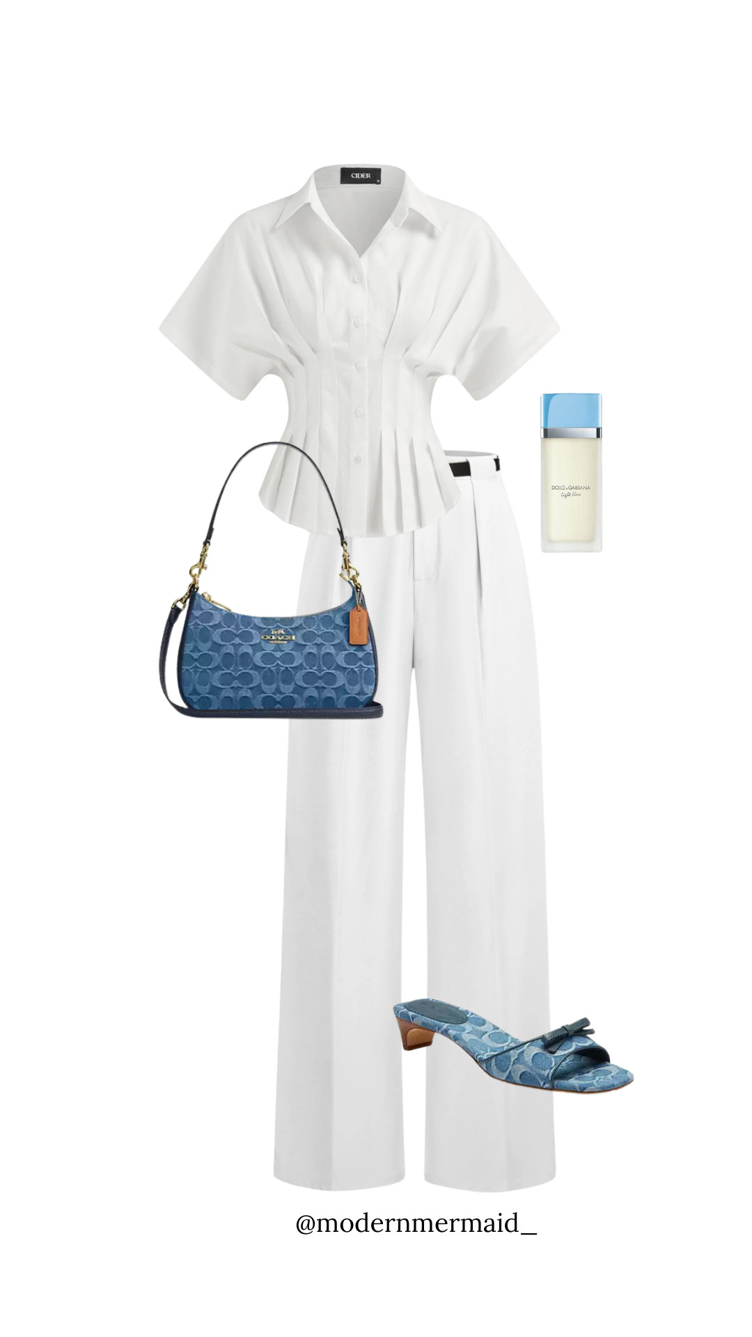 Chic & Elevated

Clean lines, classic staples, and the prettiest blue accents 💙🤍 This look proves you don't need loud pieces to make a statement. Perfect for work, brunch, or a polished summer day out. Linking every piece! ✨ #LTKStyleTip #LTKWorkwear #ClassicStyle #SummerOutfit #CoastalChic 

 
