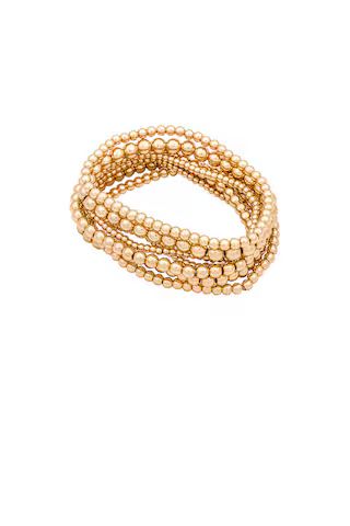 8 Other Reasons Bubble Bangle Set in Gold from Revolve.com | Revolve Clothing (Global)