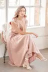 Brings You Back Dusty Pink Two-Piece Midi Dress | Lulus (US)