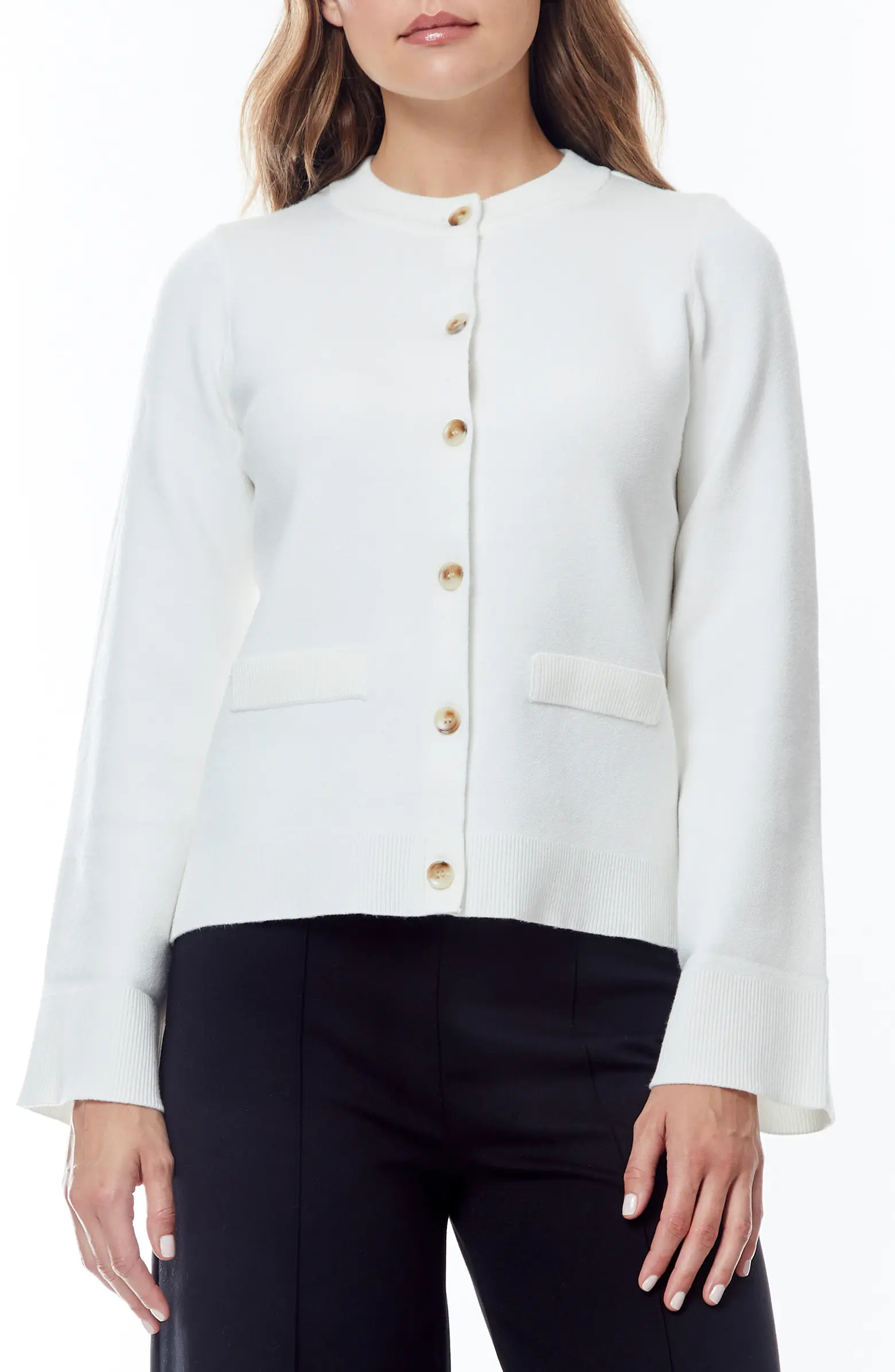 BY DESIGN Alexandra Bell Sleeve Cardigan | Nordstromrack | Nordstrom Rack