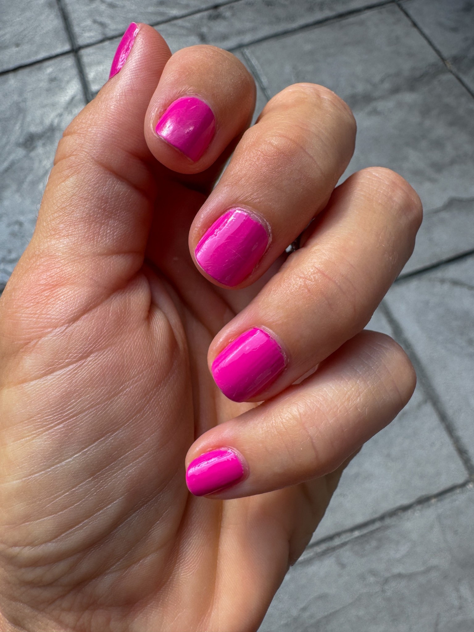 Dazzle Dry manicure of the week: Cherry Parfait. The perfect hot pink for summer. Dries completely in 5 minutes. I did this one right before bed. No smudges.



#LTKBeauty #LTKOver40