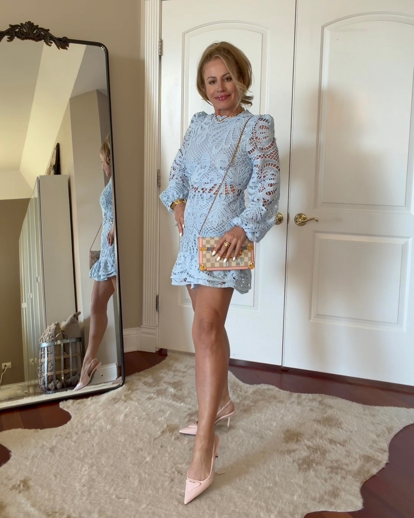 This dress gives all the high end designer vibes with the gorgeous textural lace, peek-a-boo waistband, and superb fit!  It’s an unbelievable under $40 budget friendly find that’s perfect for showers, luncheons, cocktail parties, weddings and anywhere that you want to look chic and dressed up! 
 
Comes in white, black, and pink, too! 

#LTKPetite #LTKootd #LTKMothersDay