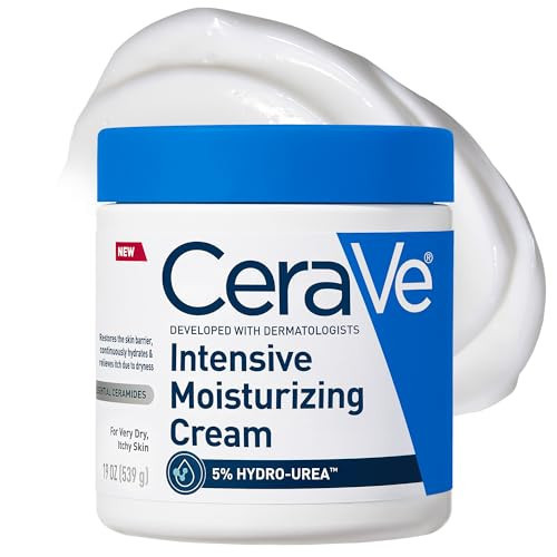 CeraVe Intensive Moisturizing Cream, Body Moisturizer With Shea Butter, 72H Hydration + Skin Barrier Repair, Fragrance-Free Body Lotion For Extremely Dry Skin, 19oz | Amazon (US)