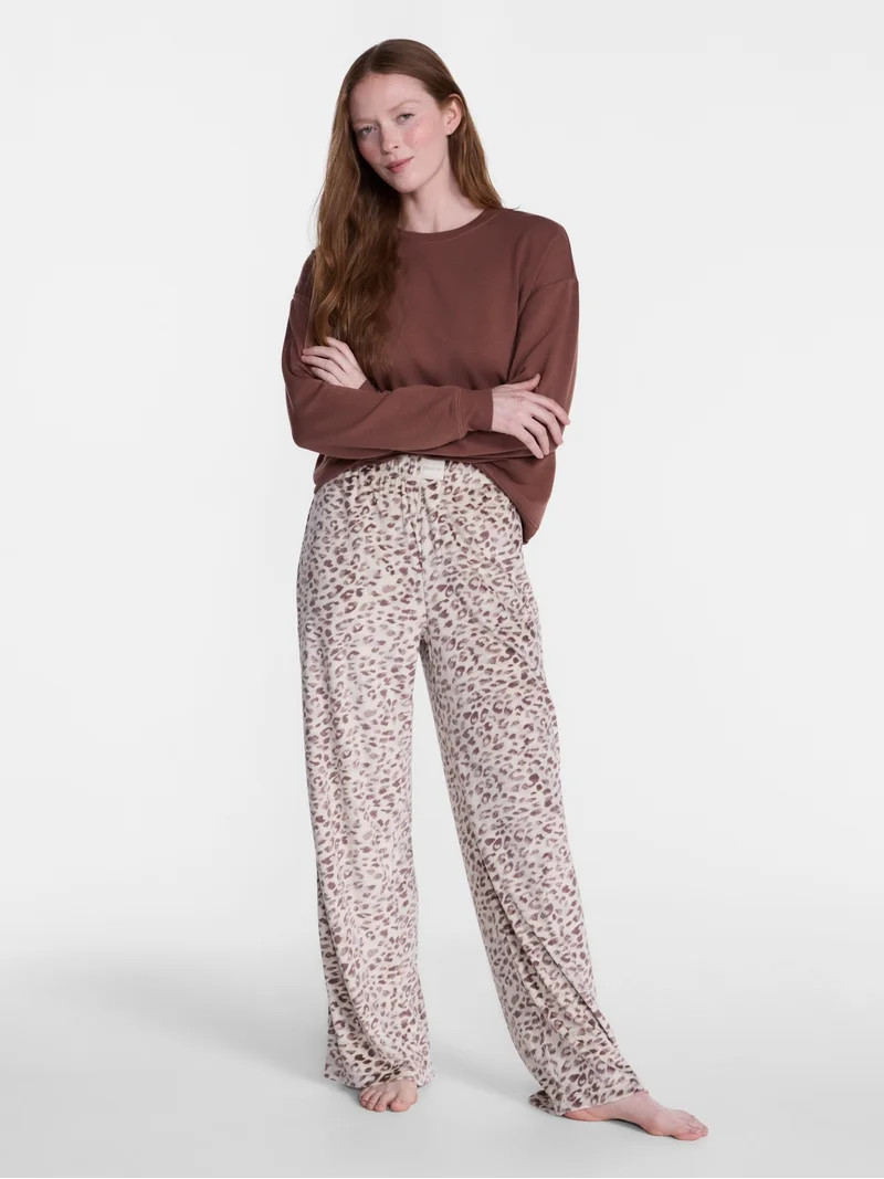 Joyspun Women's Velour Sleep Pants, Sizes XS-3X | Walmart (US)