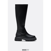 Stradivarius Flat knee-high boots BLACK 4 | Stradivarius (UK)