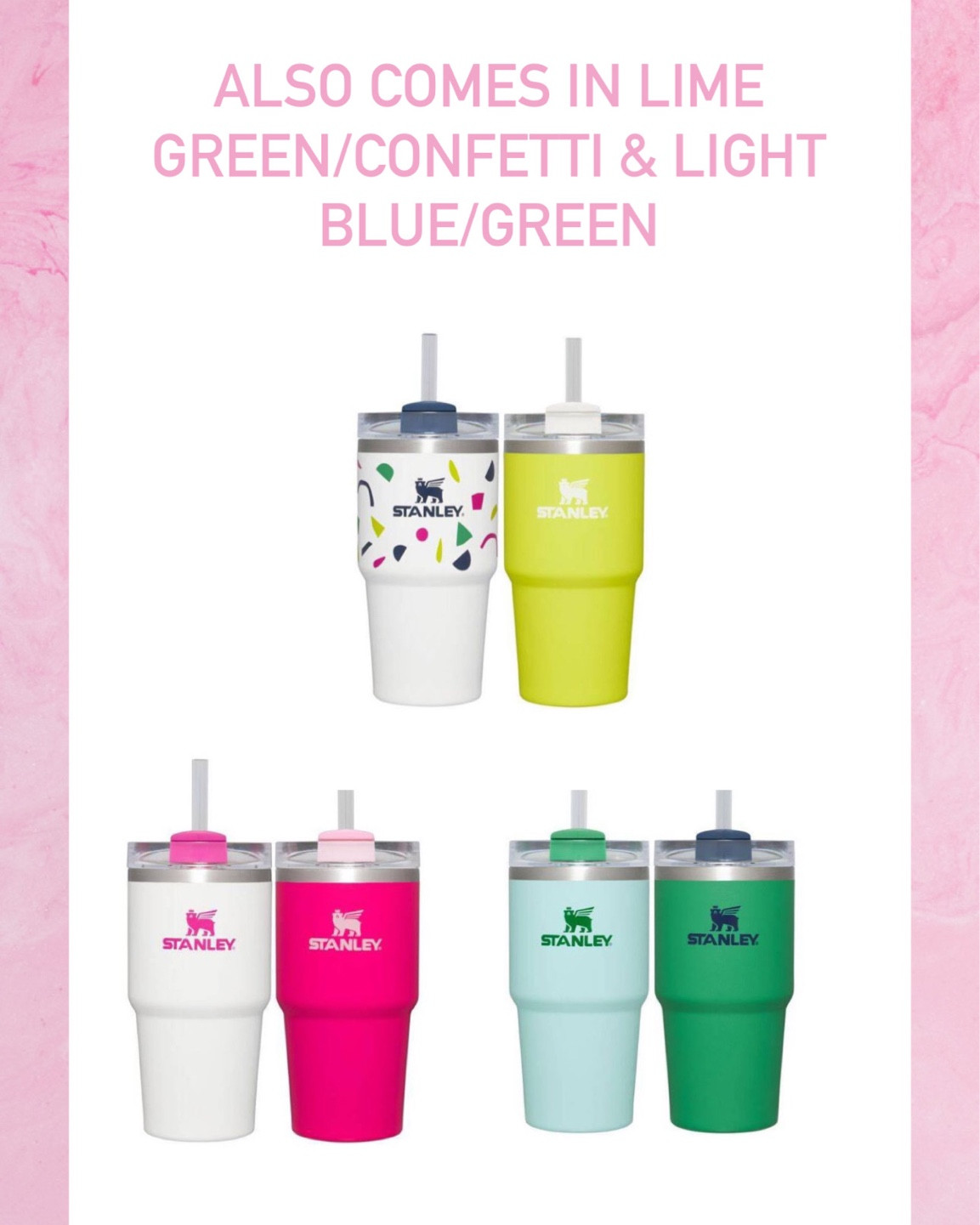 New Stanley 20 oz 2 packs! Fun new Target exclusive colors. I got the pink & white! 

#LTKhome #LTKfindsunder50 #LTKGiftGuide