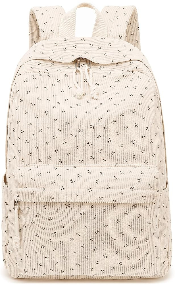 School Backpack for Teen Girls Bookbags Elementary High School Corduroy Laptop Bags Women Travel ... | Amazon (US)