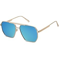 SOJOS Retro Oversized Square Polarized Sunglasses for Women Men Vintage Shades Classic Large Meta... | Amazon (US)