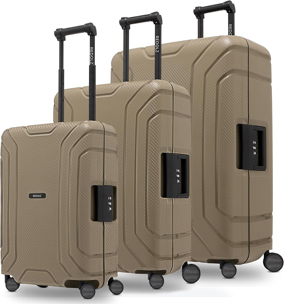 REDOLZ Hartschalen Koffer-Set 3-teilig ohne Reißverschluss | 3-Punkt-Verschluss-System | aus hoc... | Amazon (DE)