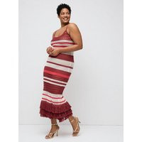 Fringe Knit Maxi Dress in Multi | Torrid (US & Canada)