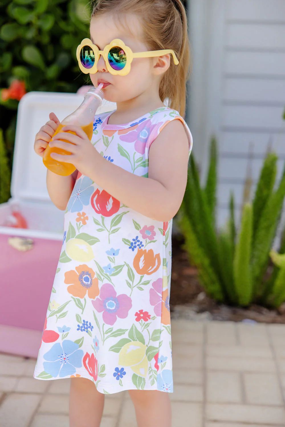 Sleeveless Polly Play Dress - Boca Blooms | The Beaufort Bonnet Company