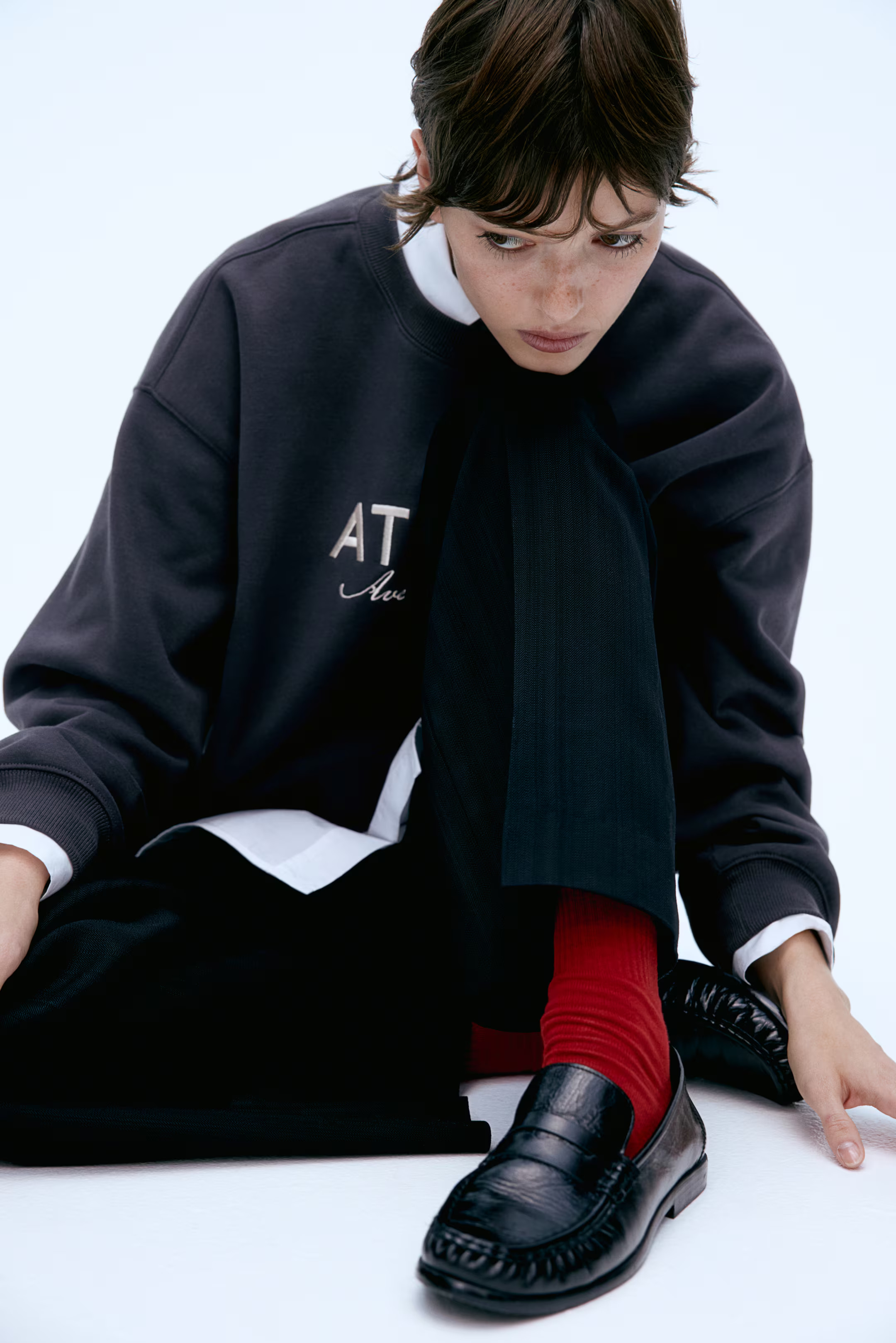 Sweatshirt with Text Motif | H&M (US + CA)